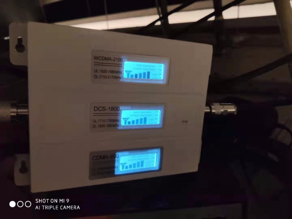 佛山南庄某陶瓷公司一楼手机信号放大器安装